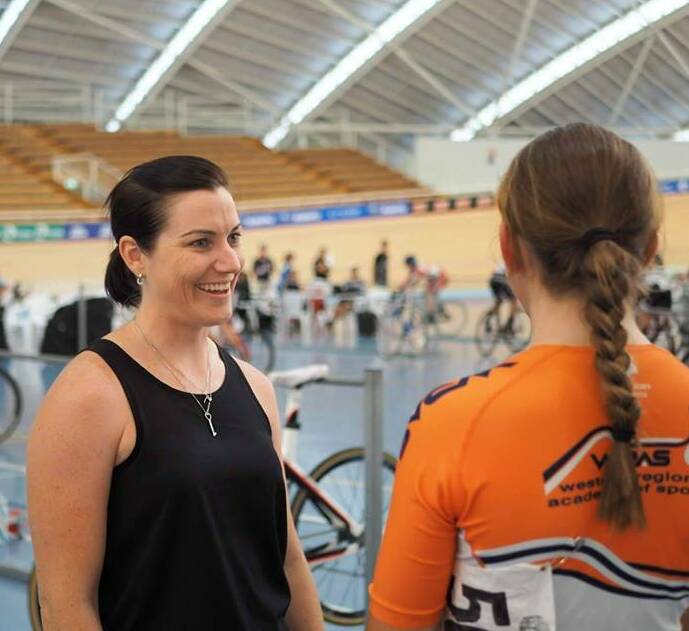 CYCLING ROYALTY: Western Region Academy of Sport cyclists got to meet a super star of the sport - Anna Meares - in Adelaide.