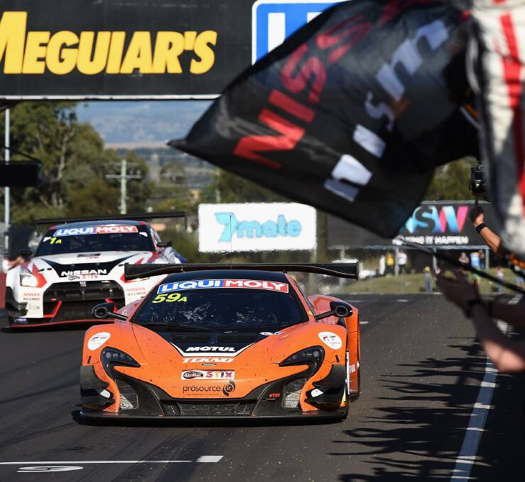 SPEED BATTLE: Shane van Gisbergen claimed pole position in the 2016 Bathurst 12 Hour. Next year pole will be decided by a top 10 shootout.
