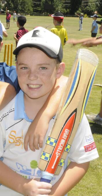 STEP UP: Wil Blatch and his fellow Bathurst under 12s took on Orange.