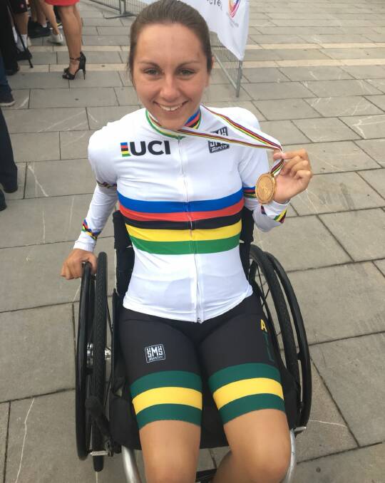 BRILLIANT: Emilie Miller provided a highlight for the Australian Cycling Team.