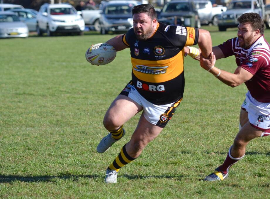BACK: After playing his last Group 10 match for the Bathurst Panthers under 18s in 2000, George Rose returns to the venue with Oberon for Saturday's match with his old club. Photo: ALEXANDER GRANT 052216agoberon1a