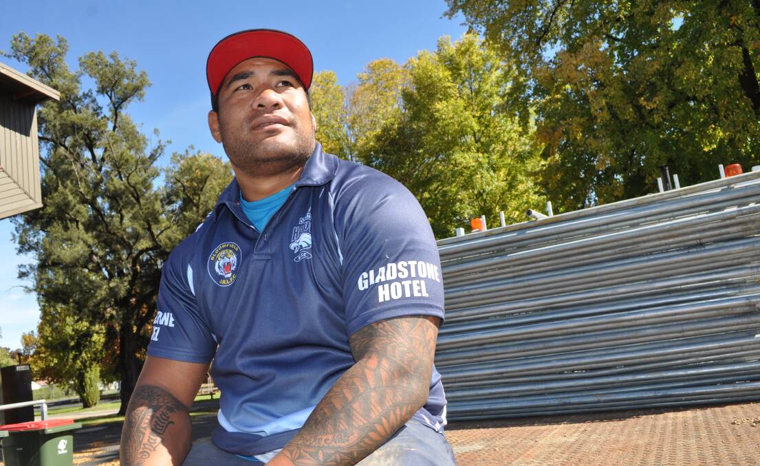 WRECKING BALL: Sione Tongia has been a revelation for the two blues this season. Photo: NICK McGRATH
