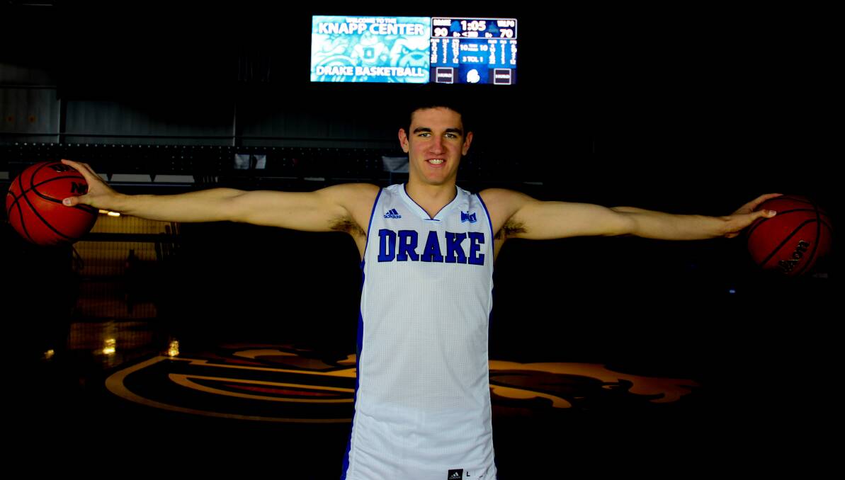 MASSIVE STEP: Orange's Matt Gray will play next season with Drake University in the NCAA's division one competition. Photo: DRAKE ATHLETICS