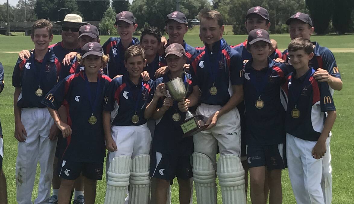 WINNERS ARE GRINNERS: Western has completed a stunning Kookaburra Cup campaign, winning the NSW Country Cricket under 14s championship undefeated.