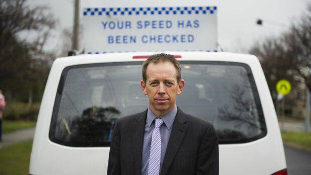 Minister Shane Rattenbury made changes in 2015 that meant mobile speed cameras were allowed in school zones. Photo: Rohan Thomson