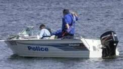 NSW Police searching for a missing man at Lake Wallage. Picture by TNV Troy Pearson 