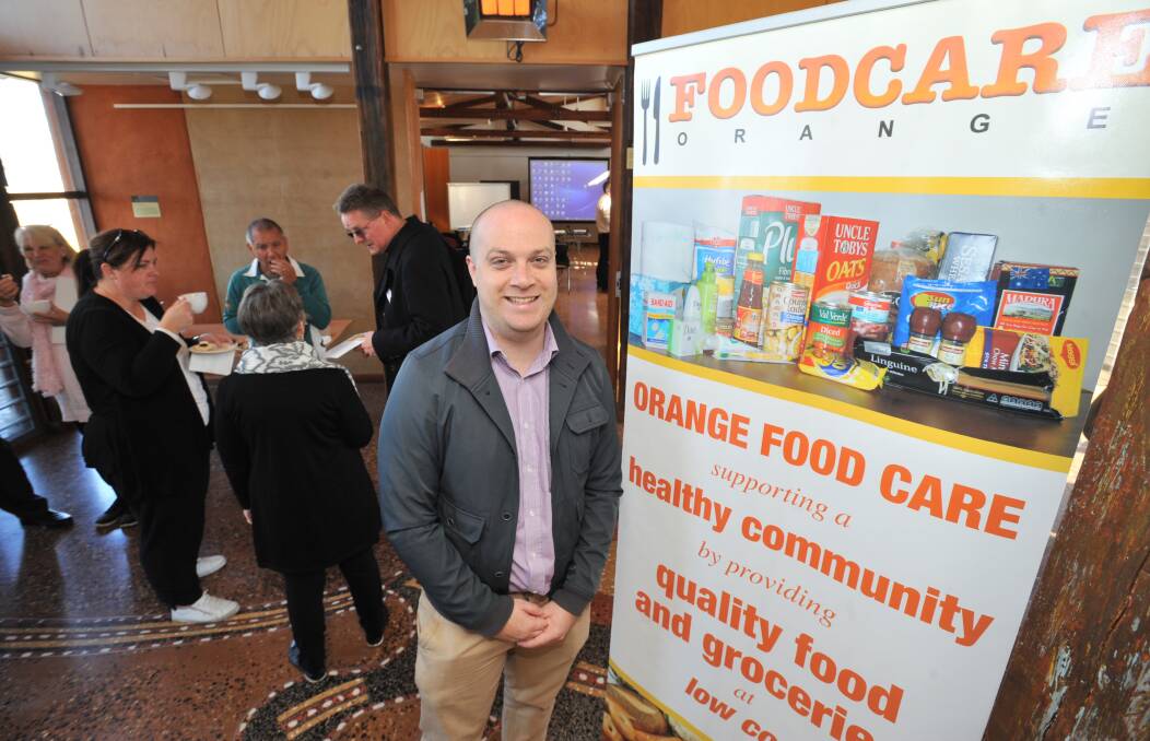 DONATIONS NEEDED: NetWaste project officer Sam Swain led the first Central West Food Rescue forum with several groups in Orange on Wednesday. Photo: JUDE KEOGH