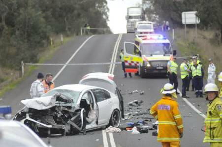 TRAGEDY: Two people remain in hospital after their white Commodore was involved in a head-on collision that claimed the life of an Orange woman on Sunday. 