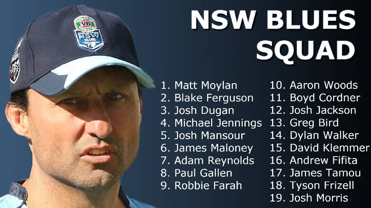 Here are your NSW Blues for 2016
