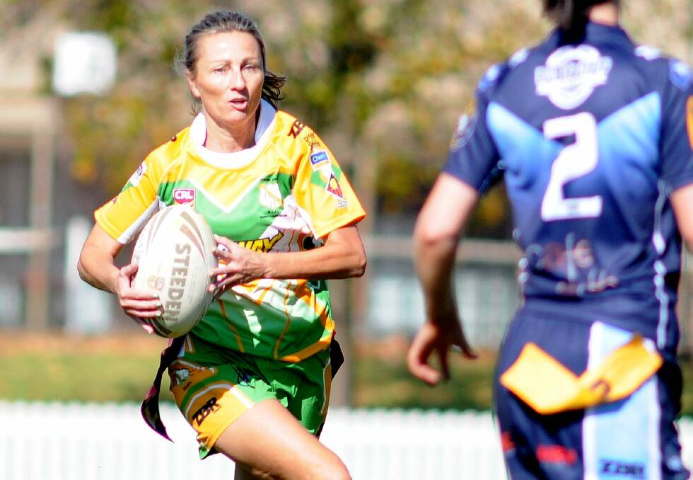PRIMED AND READY: CYMS stalwart Mandy Moore will play a crucial role for the green and golds in Saturday's elimination semi. Photo: STEVE GOSCH 0522sgtag3