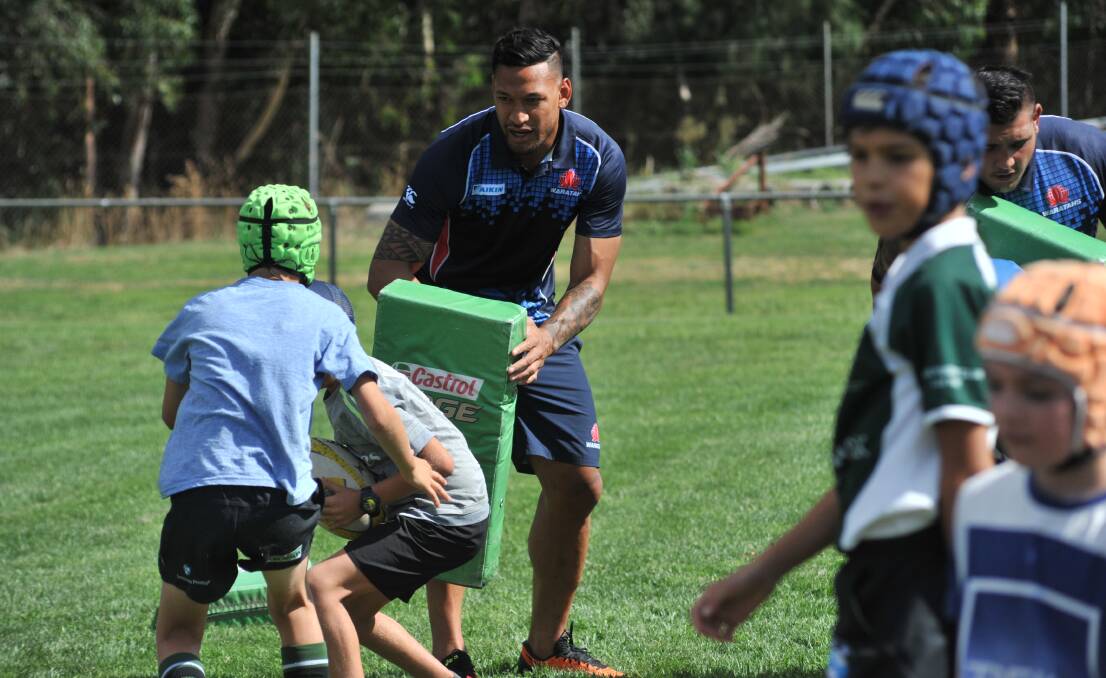 Israel Folau, Nick Phipps, Bernard Foley and a host of other superstars were on hand in Orange.