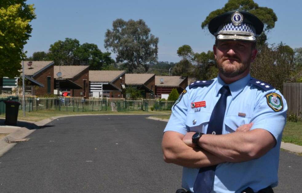 WELCOME NEWS: Acting Superintendent Luke Rankin has welcomed falling crime statistics across the region.