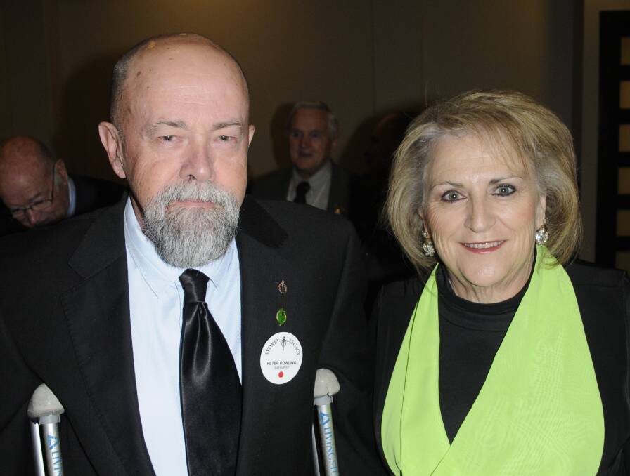 LEGACY: Peter and Kim Dowling were among the guests at the Legacy changeover dinner on Saturday. 062516clegacy4