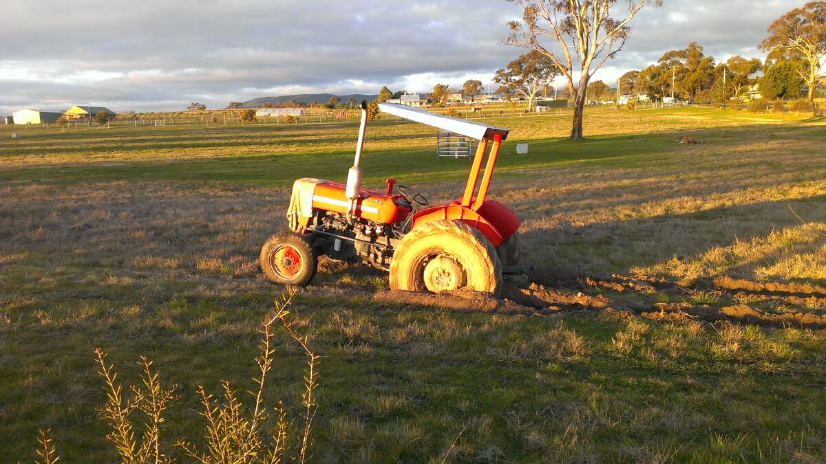 GOING NOWHERE: This has become an all-too-common sight in the present boggy conditions across the Bathurst region.