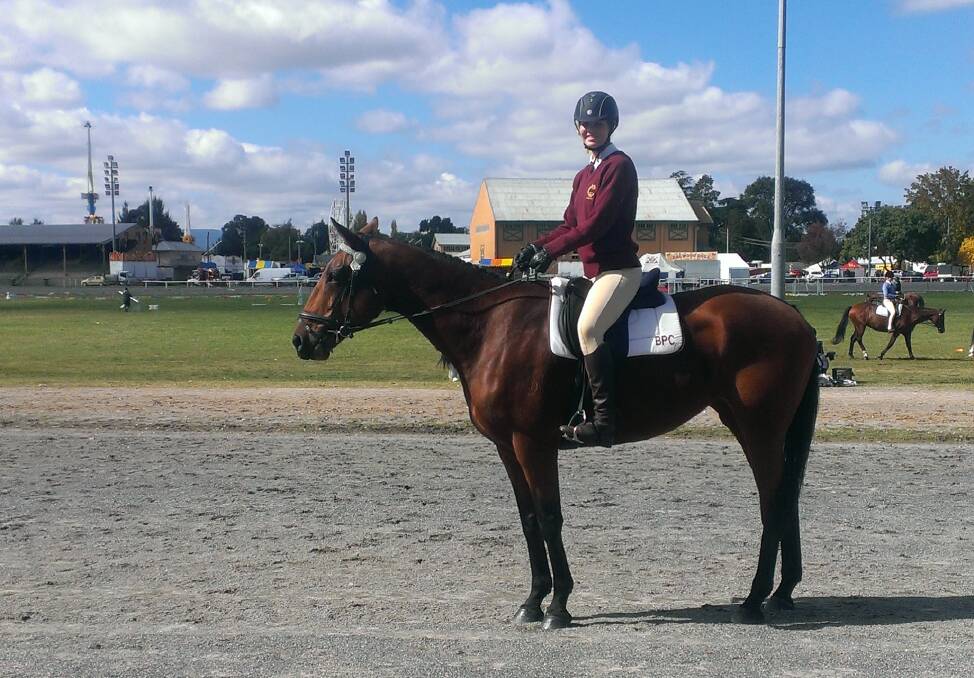 HIGH HORSE: Rosie Wood, riding Magic, had a very successful day at the recent Show Pony Club events.