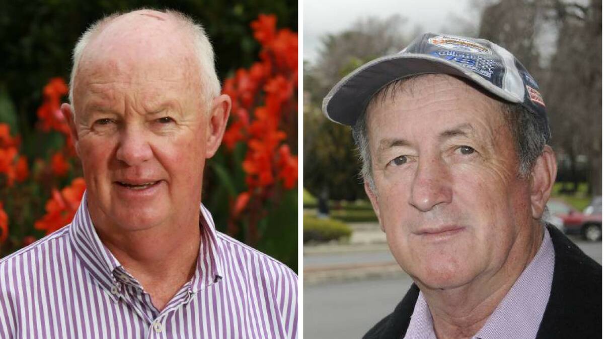LEADERS: Graeme Hanger and Bobby Bourke look certain to be elected the Bathurst Regional Council mayor and deputy mayor on Wednesday night.