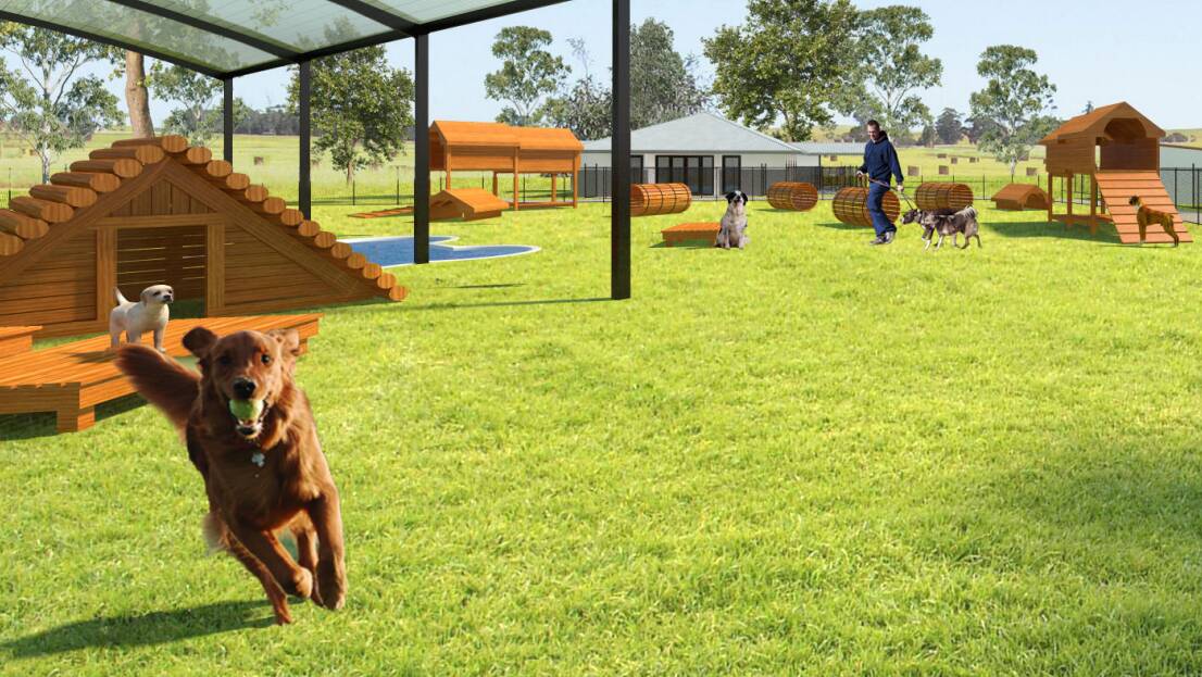 DOG DAYS: An artist's impression of the proposed animal breeding facility.