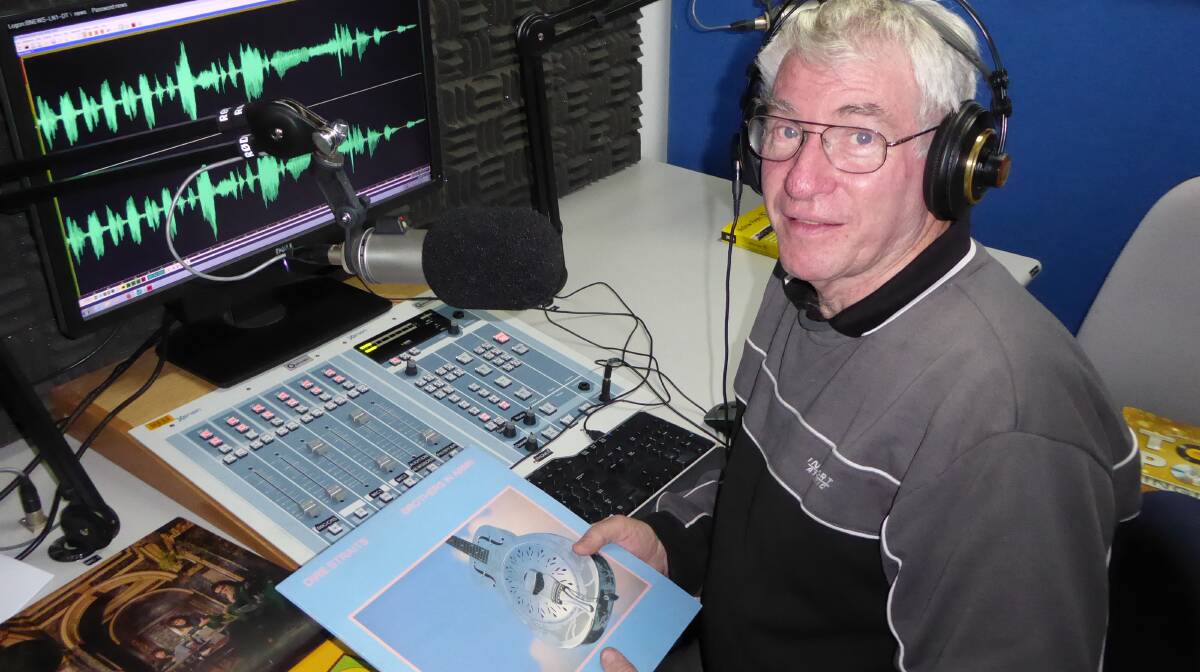 PEN PAL: Tim Williams, pictured in the radio studio at 2MCE, will take over the writing of the Tuned In column for a few weeks.