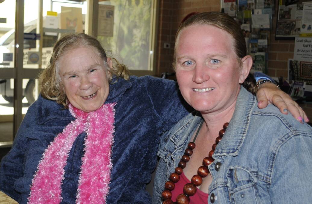 PARTY: Jeanette Double with Kerrie Thompson at the Seymour Centre birthday bash. 081716cseymr11
