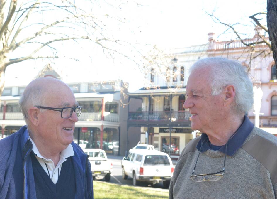JUST THE TICKET: Former councillor Gordon Crisp and Don Grant have teamed up to contest the Bathurst Regional Council election on September 9.