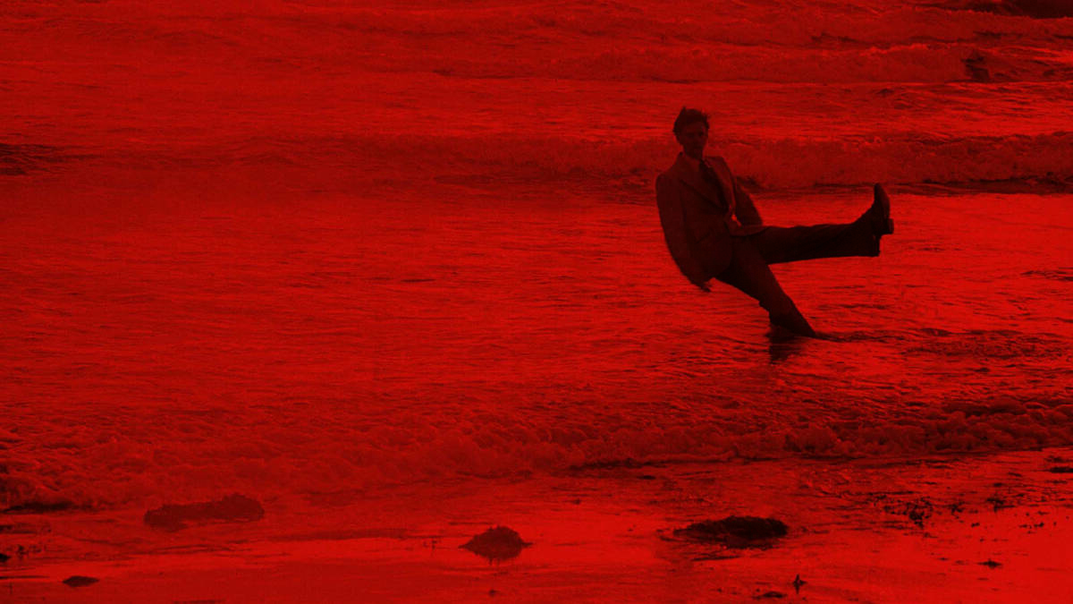 STRIKING: Derek Kreckler, Wet Dream (red), 1978, colour video, digitised from 35mm transparencies. Now on display at Bathurst Regional Art Gallery. Photo: SUPPLIED