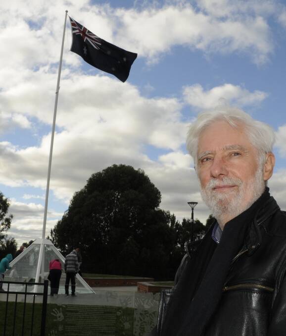LASTING LEGACY: Ron Camplin Award winner Henry Bialowas with the bicentenary flagstaff he designed for Bathurst's 200th birthday celebrations last year.