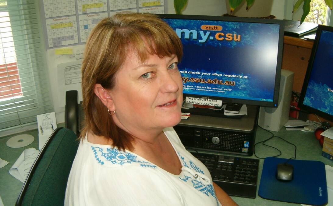 CHANGES: Long-serving 2MCE administration assistant and receptionist Rhonda Hill has seen plenty of changes in technology during her 18 years at the station.