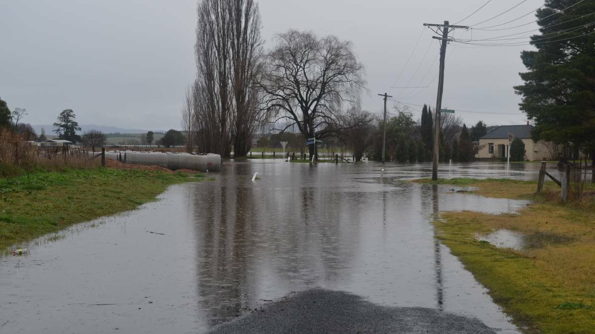 UNDER WATER: Heavy rain led to flooding at Perthville last year.