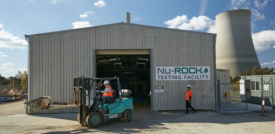Nu-Rock: Aims to reduce stockpiles of ash waste and other waste streams coming out of power generation, steel manufacturing and nonferrous metal smelters.