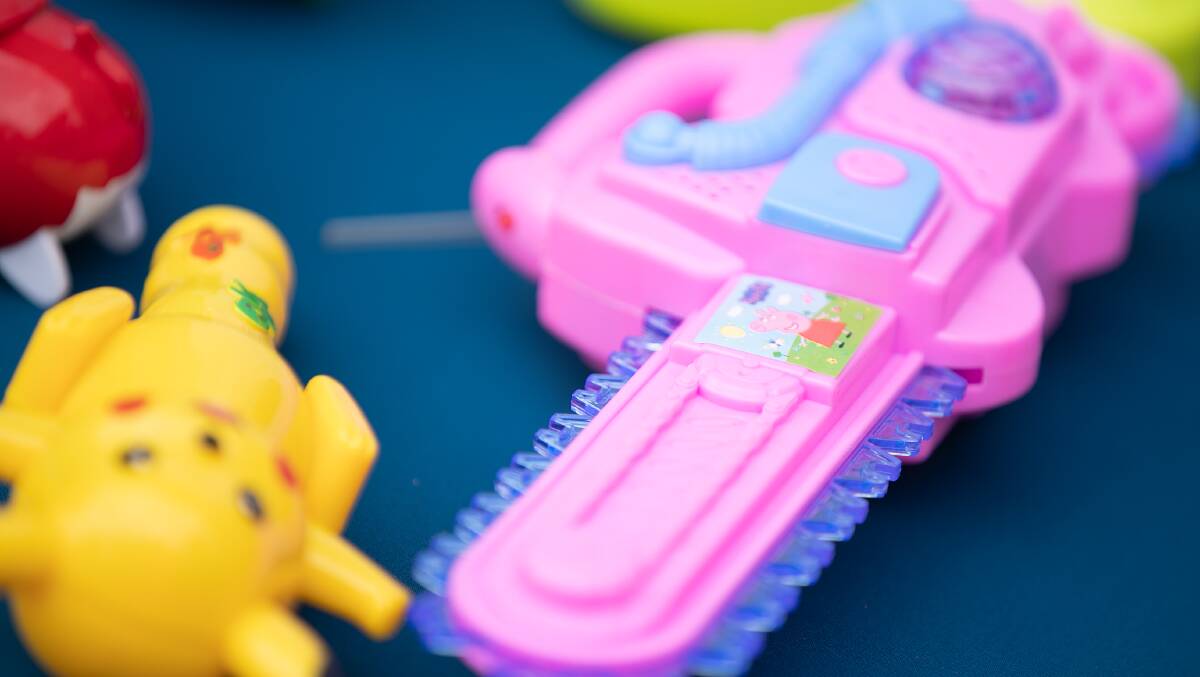 DANGEROUS: A pink Peppa Pig chainsaw has been declared unsafe for children. Photo: SUPPLIED
