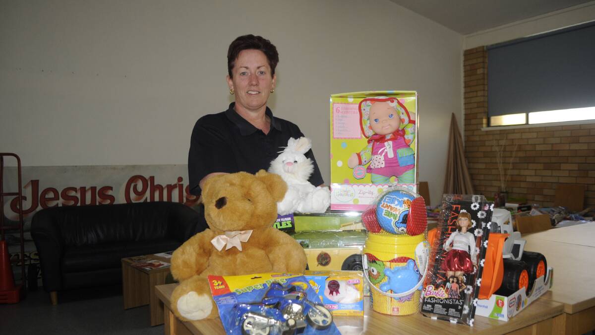 TOY APPEAL: Lt Penny Williams from the Salvation Army, said the community can help spread hope this Christmas by donating to their toy appeal.