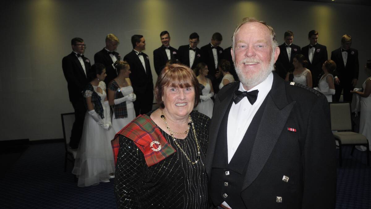 HIGHLAND SOCIETY: Helen and Darryl Howard (President, Bathurst Highland Society). 051317cdebs1a