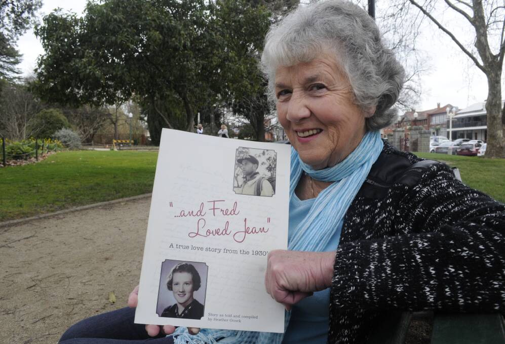 BOOK LAUNCH: Children's book publisher, Heather Ornek, with her latest project "and Fred Loved Jean", a compilation of love letters written from her father to her mother.