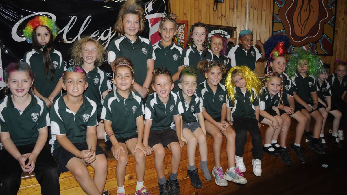 SNAPSHOT: Students from Kelso Public School wore their craziest hair last week for a cancer research fundraiser. 