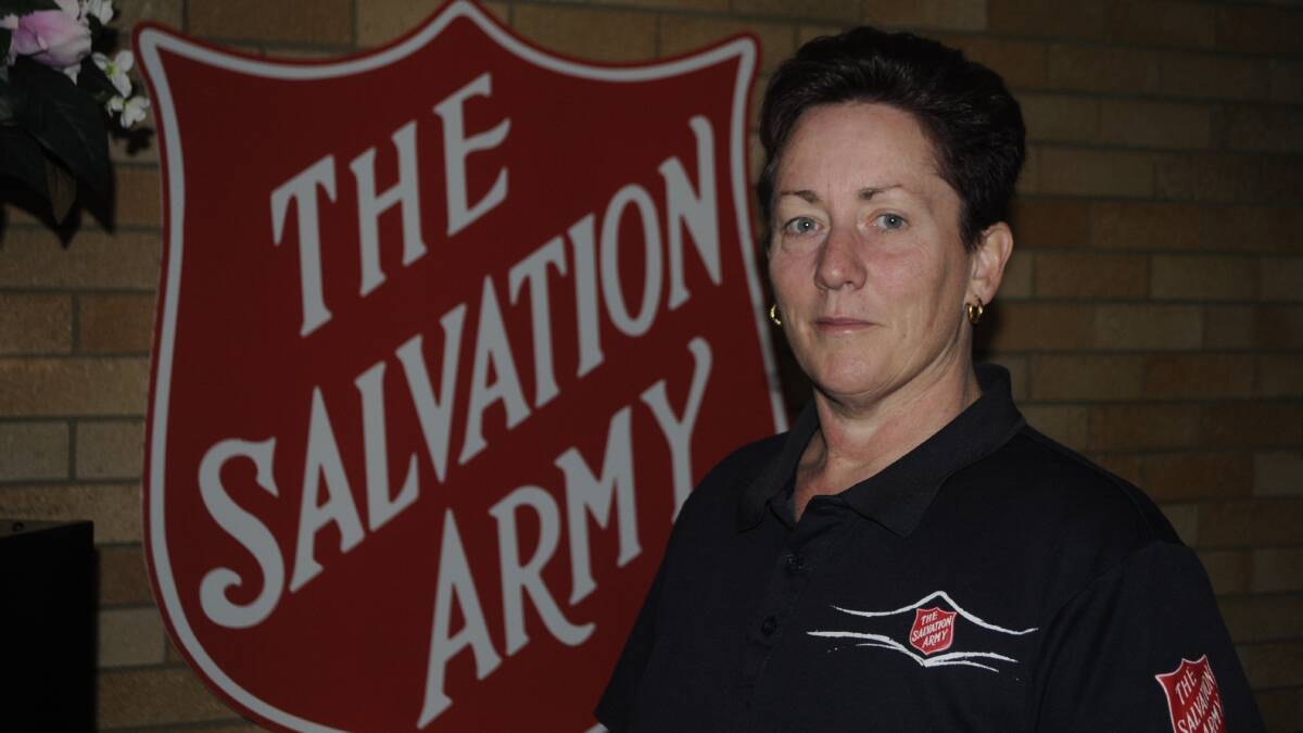 HARD TIMES: Lieutenant Penny  Williams, from the Salvation Army in Bathurst, said many families are struggling.