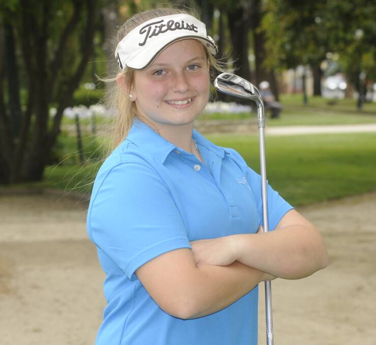 QUALIFIED: Casey Thompson will take part in the Genesis Golf Link Cup Final next month in Sydney. Photo: CHRIS SEABROOK