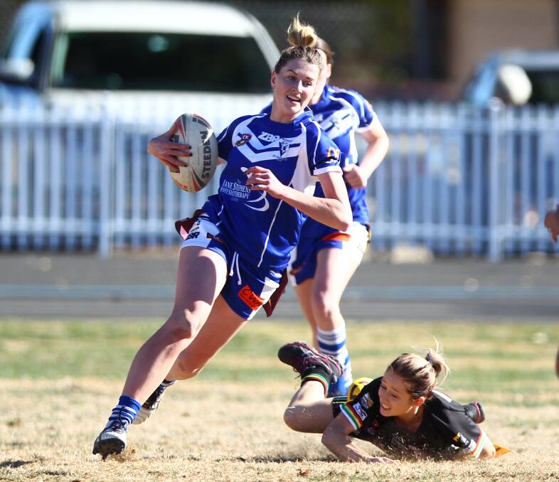 STEP BY STEP: Women's players from across Bathurst and the Central West have a clearer pathway from the local to national level following recent announcements from Australian Rugby League. Photo: PHIL BLATCH