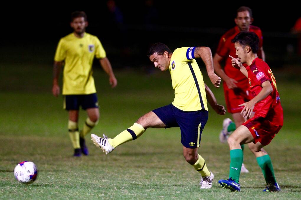 TIME TO FIGHT BACK: Western NSW Mariners FC captain Adam Scimone hopes his side can lift for Saturday's game against Gladesville Rydge Magic FC. Photo: PHIL BLATCH