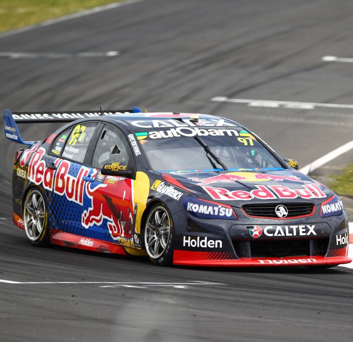 ALMOST HAD IT: Shane Van Gisbergen and Alex Premat finished runners-up in Sunday's Bathurst 1000, coming close to getting by winner Will Davison and Jonathon Webb. Photo: PHIL BLATCH