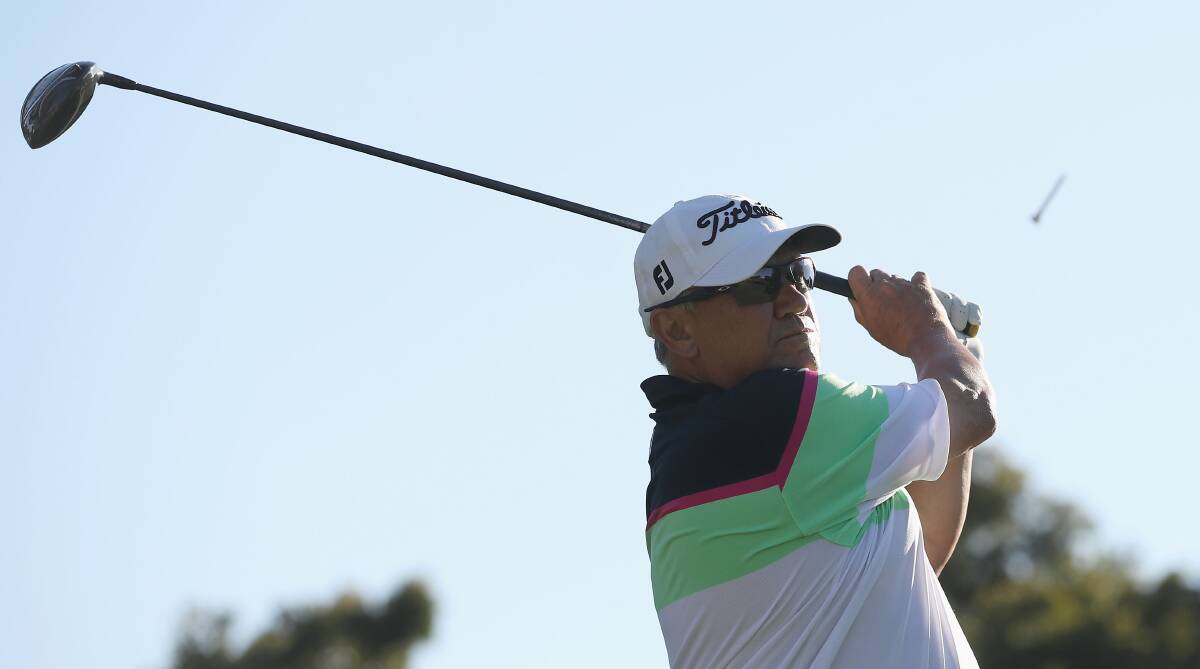 TOP THREE: Peter O'Malley finished third in the weekend's Victorian Senior Masters PGA Legends Tour event in Ballarat. Photo: GETTY IMAGES