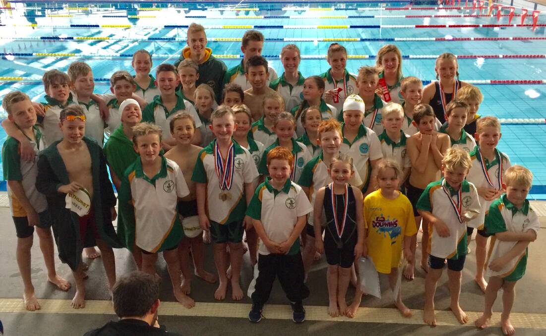 GREAT PERFORMANCE: The Bathurst City Amateur Swim Club finished second in the team point score at Orange.