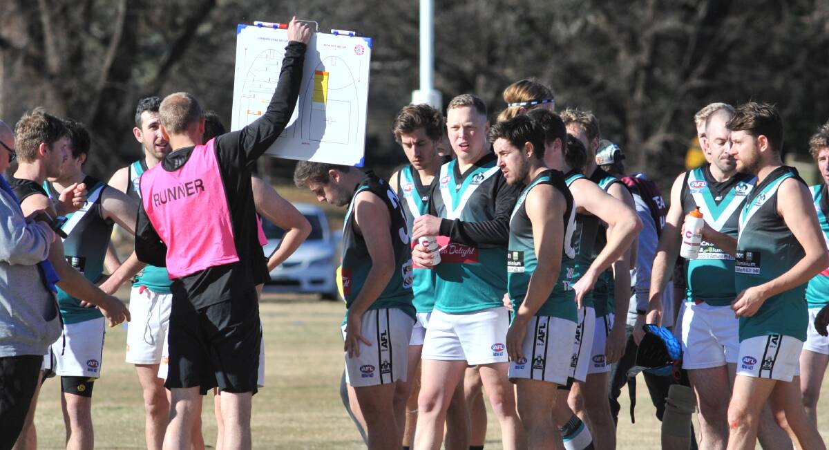 BACK TO THE DRAWING BOARD: Bathurst Bushrangers Outlaws have finished third on the Central West AFL ladder. Photo: JUDE KEOGH