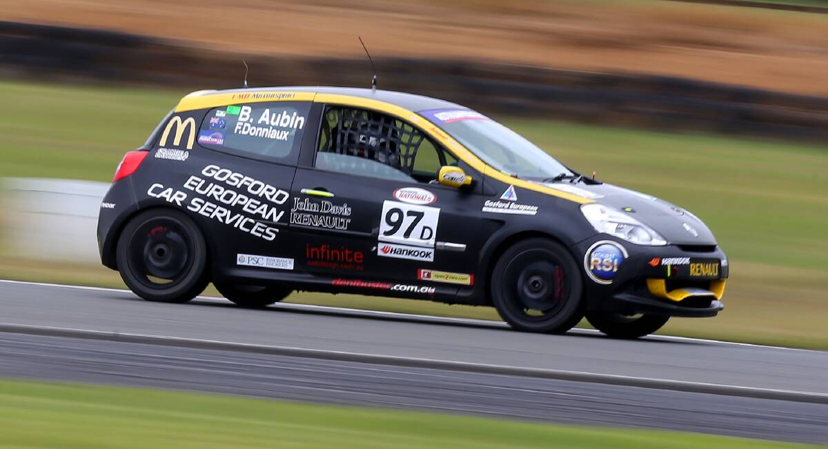 IMPRESSIVE: Bathurst's Blake Aubin in action during the final round of the Australian Production Car Series. Photo: SPEED SHOTS PHOTOGRAPHY