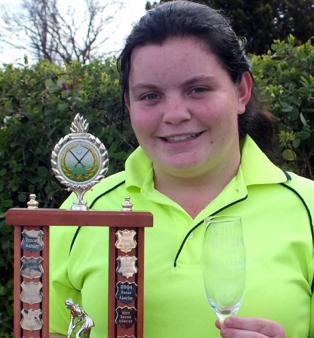 DOUBLE THE SUCCESS: Maddison Tattersall won both the junior and senior women's goalkeeper of the year awards.
