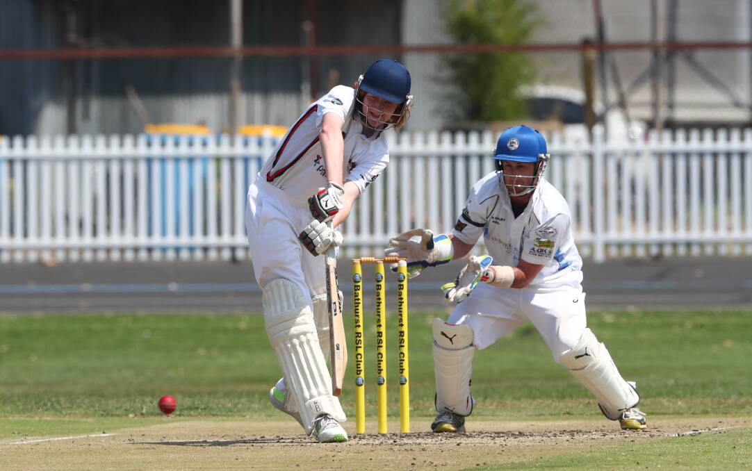 REDBACKS ON A ROLL: Rory Daburger got Bathurst City off too a steady start in their second day's play against City Colts. Redbacks chased down the Colts' total of 142 with four wickets in hand. Photo: PHIL BLATCH