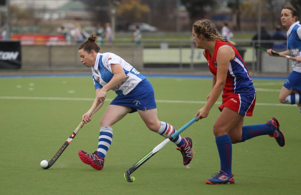 ON TAGRET: Kristy Ekert and Bathurst team-mates have made a good start to their Australian Country Hockey Championships. Photo: PHIL BLATCH 070216pbpat1