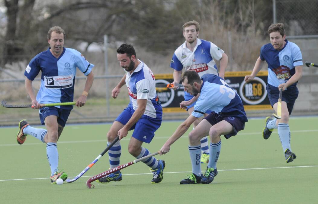 St Pat's White defeated Souths Aces 3-1. Photos by Chris Seabrook