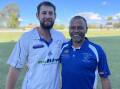 Derryn Clayton and Percy Raveneau's partnership nearly delivered St Pat's Old Boys a grand final win. Picture supplied.