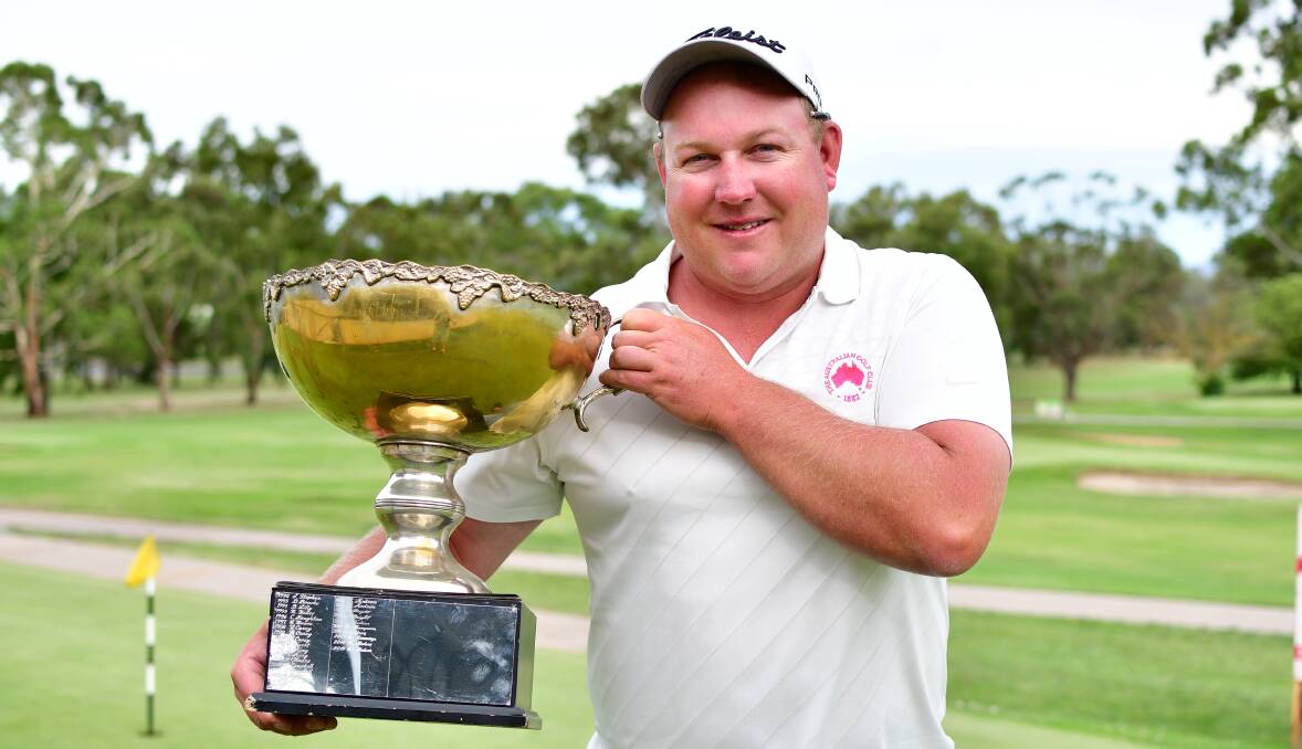 AT HIS BEST: Reece Hodson claimed his seventh Bathurst Golf Club Championship crown on Sunday. Photo: ALEXANDER GRANT