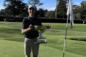 Jayden Every claimed his first Bathurst Golf Club championship over the weekend. Picture by Bathurst Golf Club.